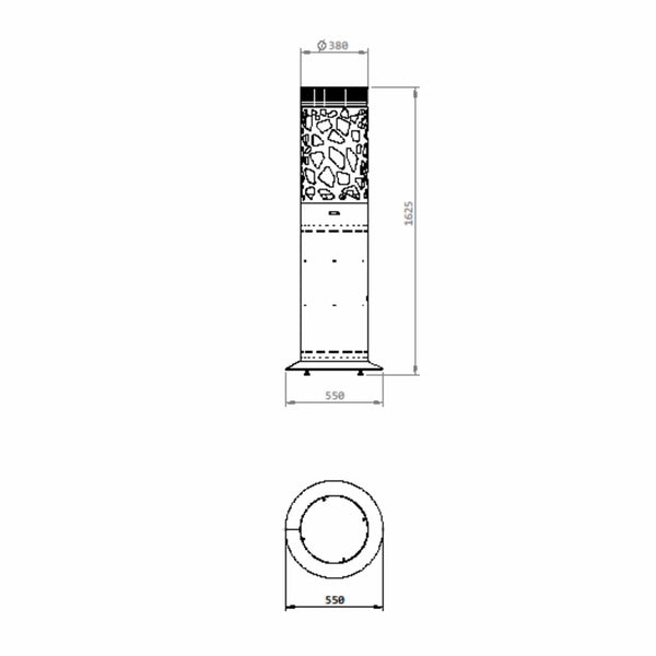 Selene Tile - fekete