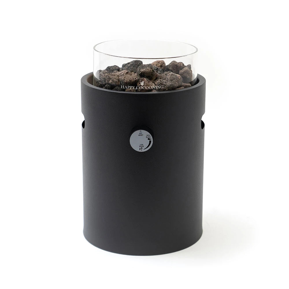 Lumi Nordic Black – Tabletop Gas Fireplace