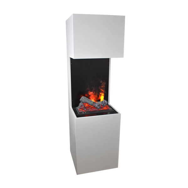 Beethoven White - OMC 600 | Opti-myst Fireplace