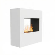 Goethe White - OMC 600 | Freestanding Water Vapour Fireplace