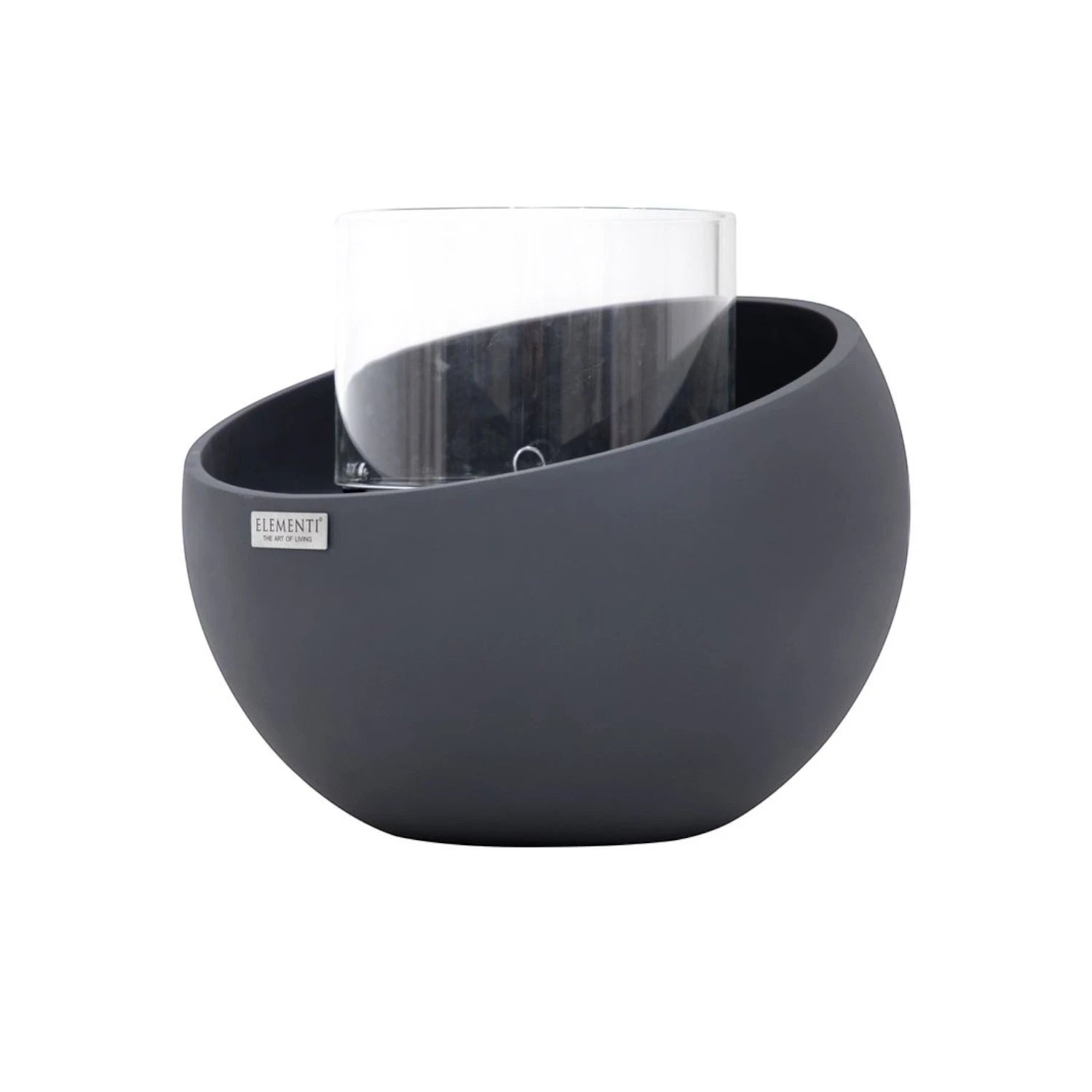 FIRENZE Bioethanol Bowl S – Slate Black