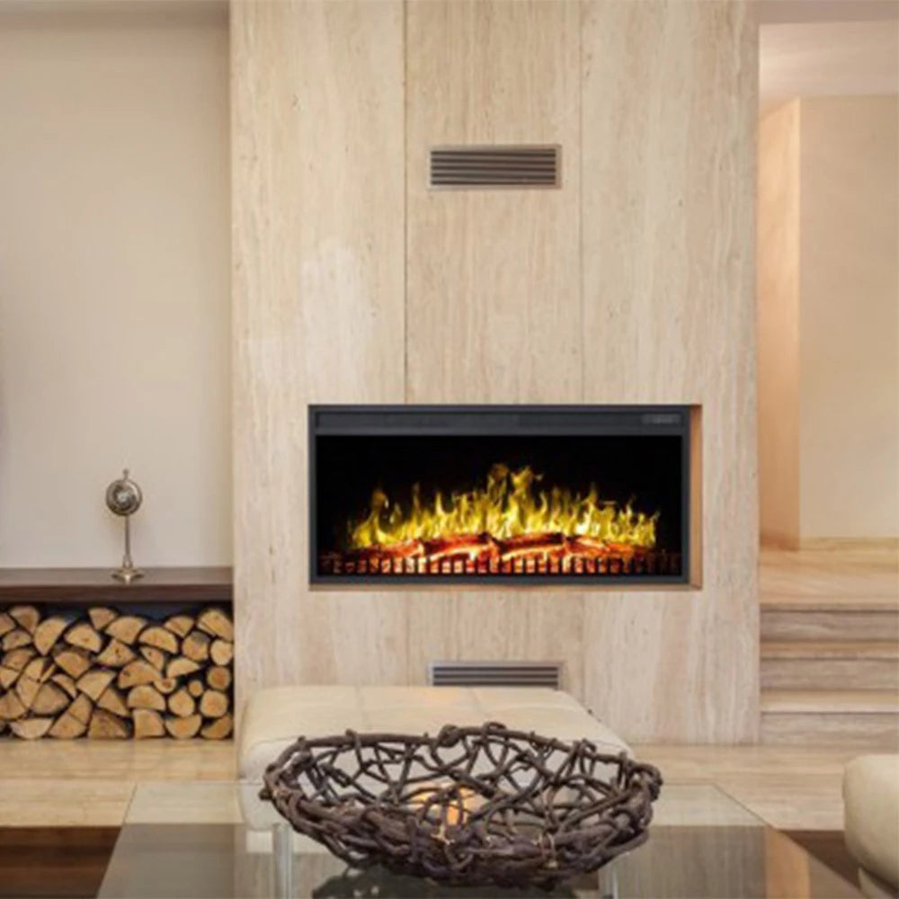 LED Classic beépíthető elektromos kandalló – 129 cm