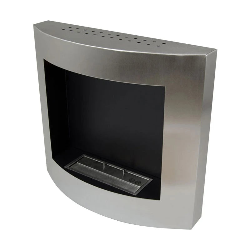Stainless Steel Wall Mounted Biofireplace