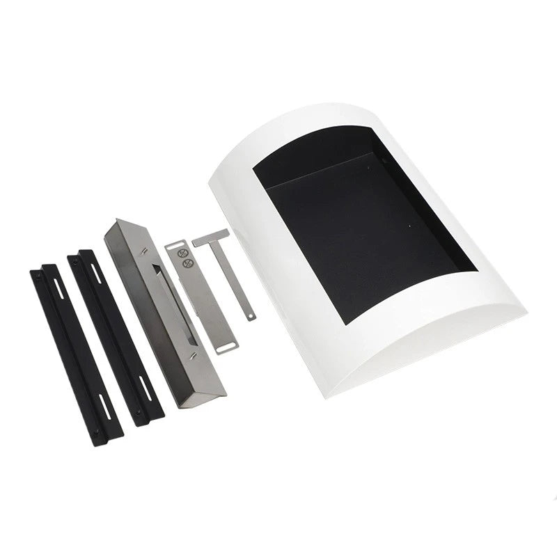 Ocean - White Bio Wall Fireplace