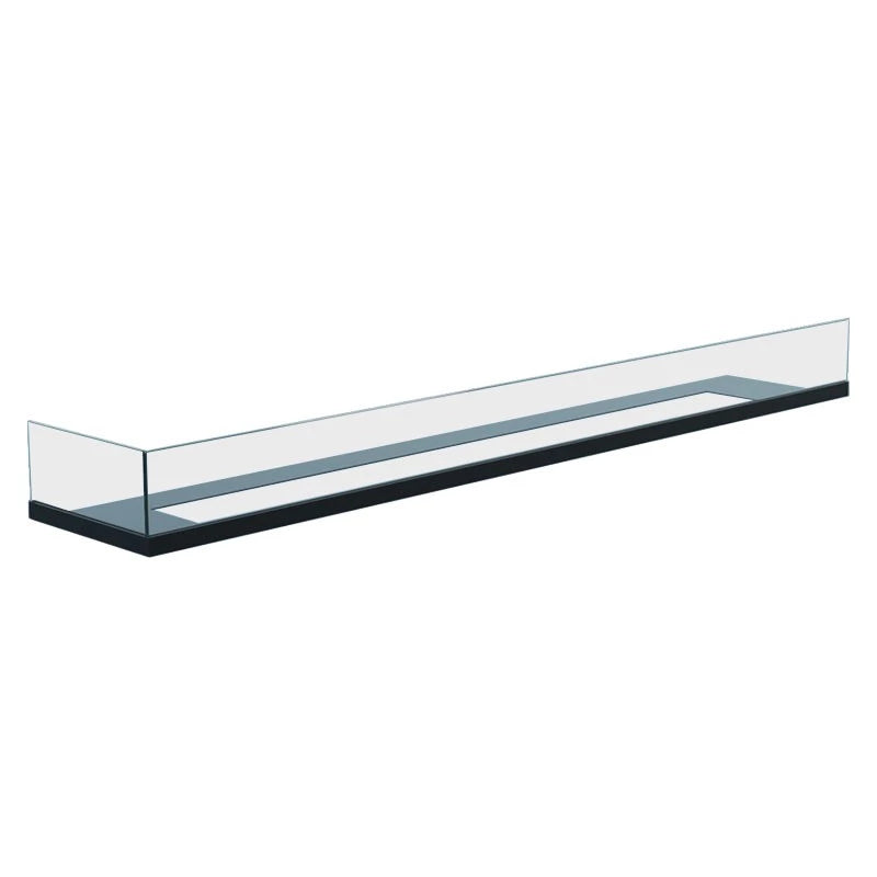 Biztonsági üveg sarok bio kandallóhoz 120 cm (bal)