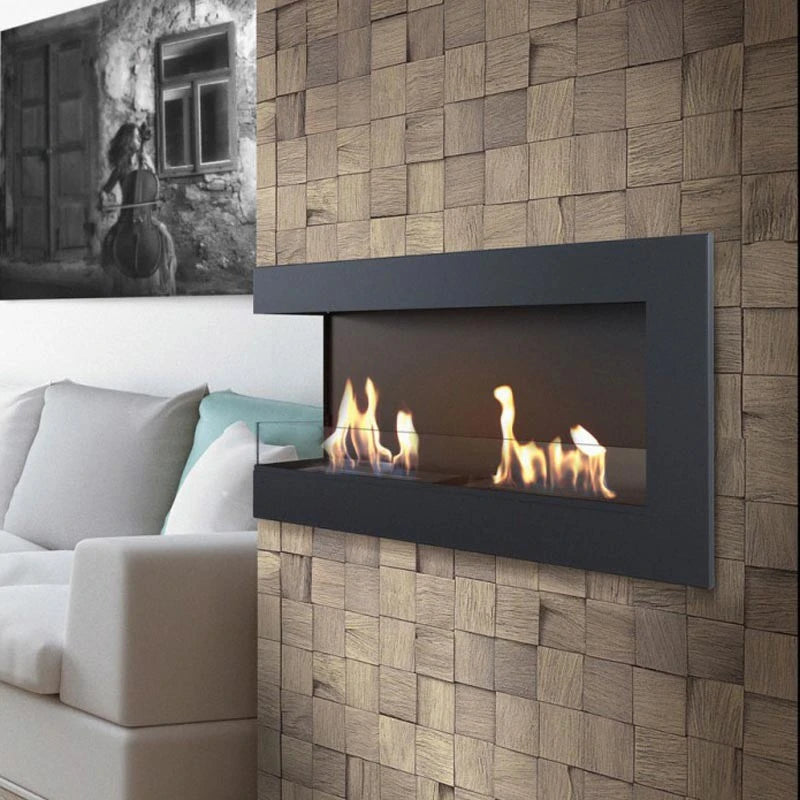 Corner Bio Fireplace 90 cm (Left)