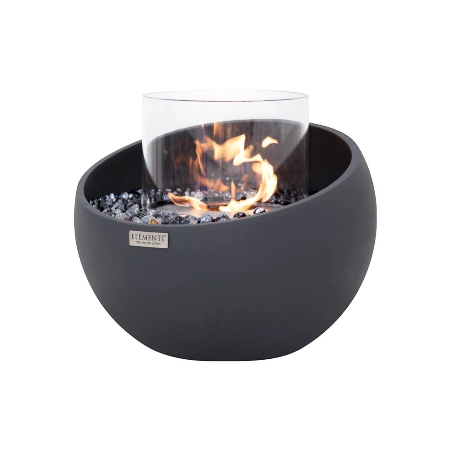 FIRENZE Bioethanol Bowl S – Slate Black