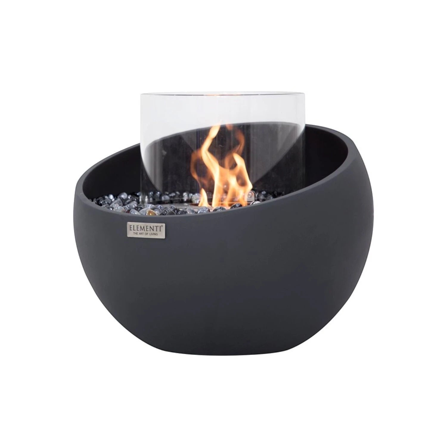 FIRENZE Bioethanol Bowl S – Slate Black