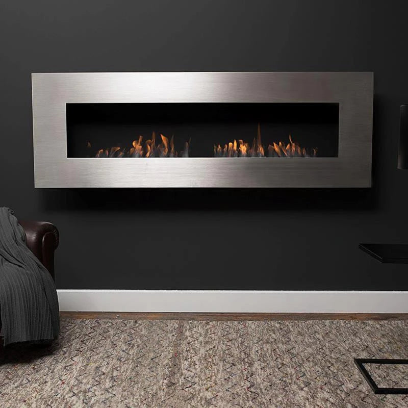 Icon Fires Nero 1750 fali kandalló - Csiszolt acél