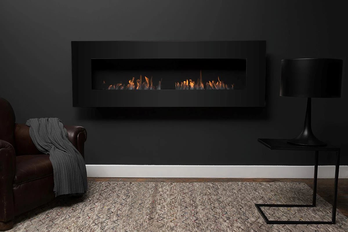 Icon Fires Nero 1450 fali kandalló - Fekete