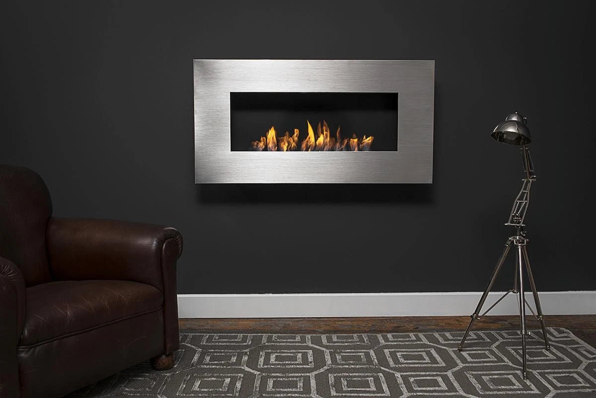 Icon Fires Nero 1150 fali kandalló - Csiszolt acél