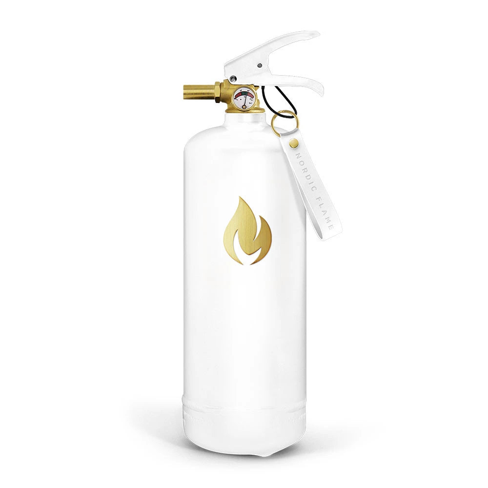 White Fire Extinguisher 2 kg - Gold Emblem