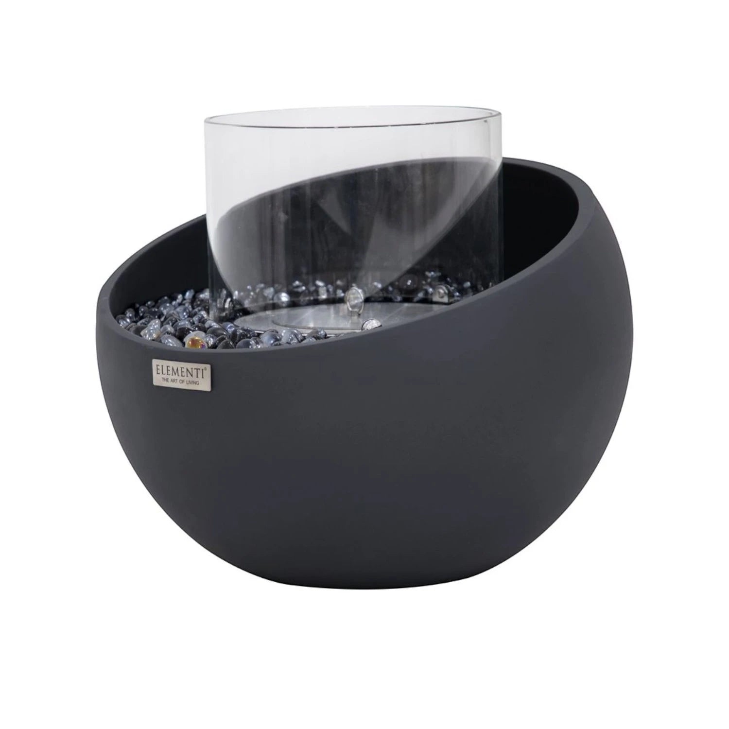 FIRENZE Bioethanol Bowl S – Slate Black
