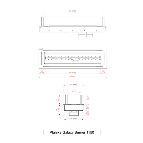 Planika Galaxy 1150 Automata Kültéri Gázégő
