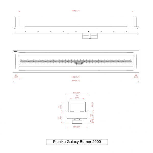 Planika Galaxy 2000 automata kültéri gázégő