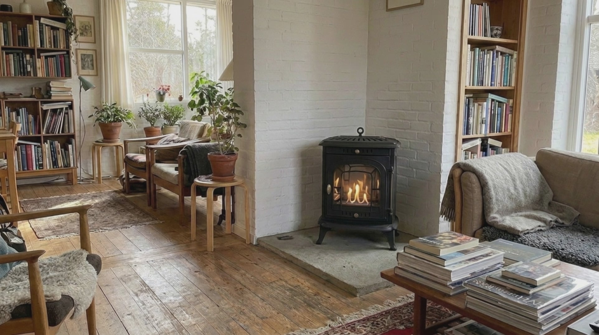 Load video: Altar - Cast Iron Bioethanol Stove