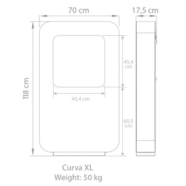 Safretti Curva XL – fehér