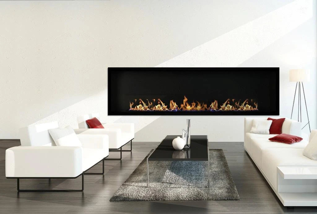 Icon Fires Slimline Firebox SFB1350 - fekete