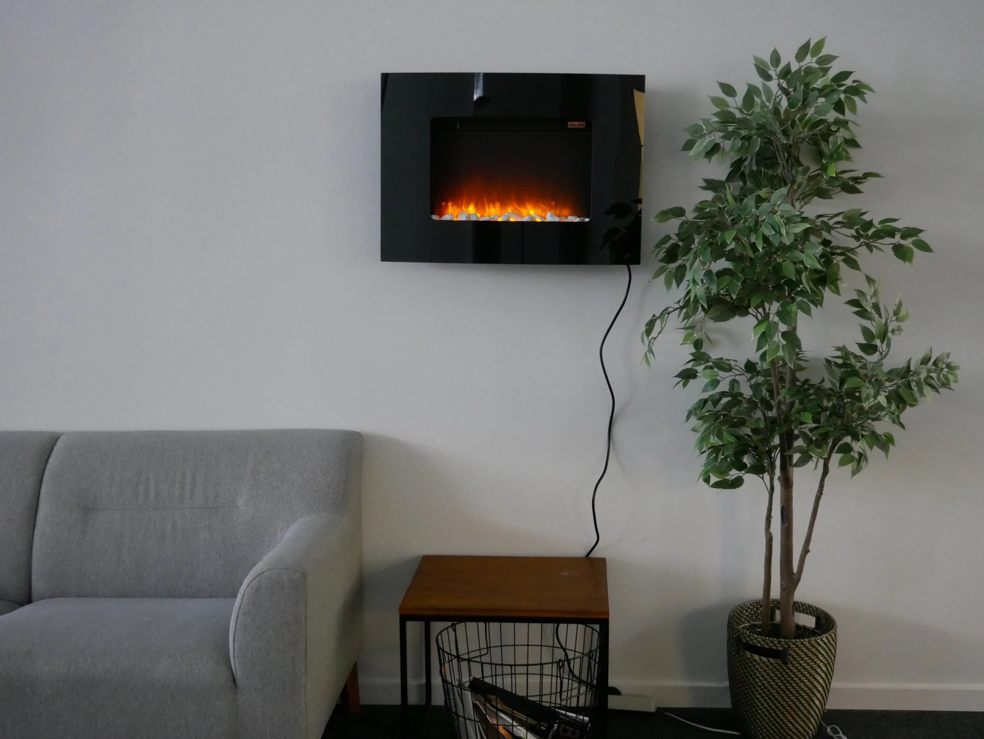 small electric fireplace