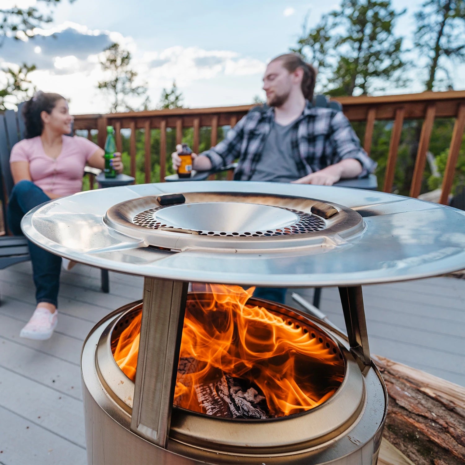 Bonfire Heat Deflector - Stainless Steel
