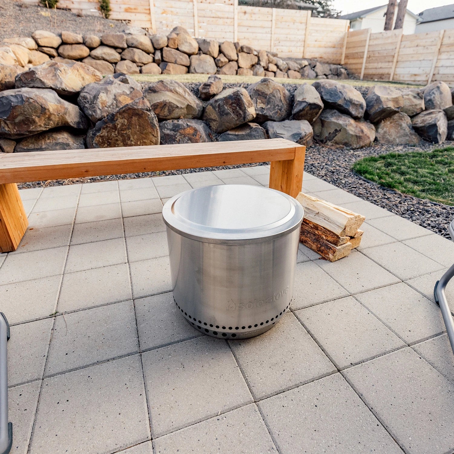 Bonfire Lid - Stainless Steel