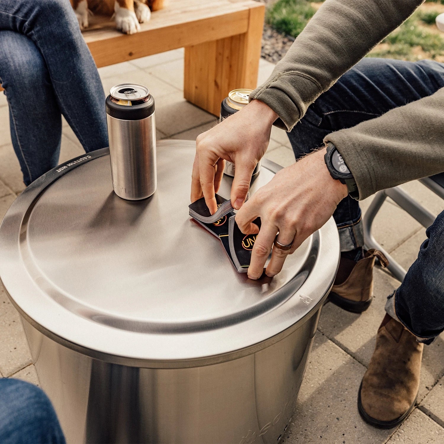 Bonfire Lid - Stainless Steel