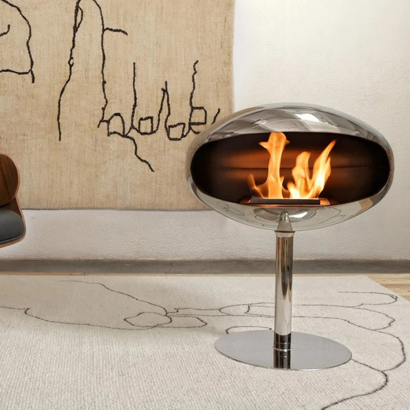 Cocoon Pedestal – polírozott acél
