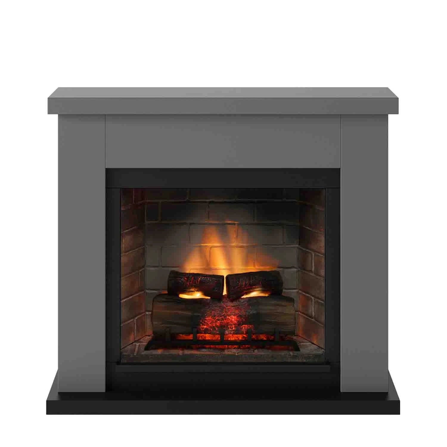 Frode Electric Fireplace - Grey