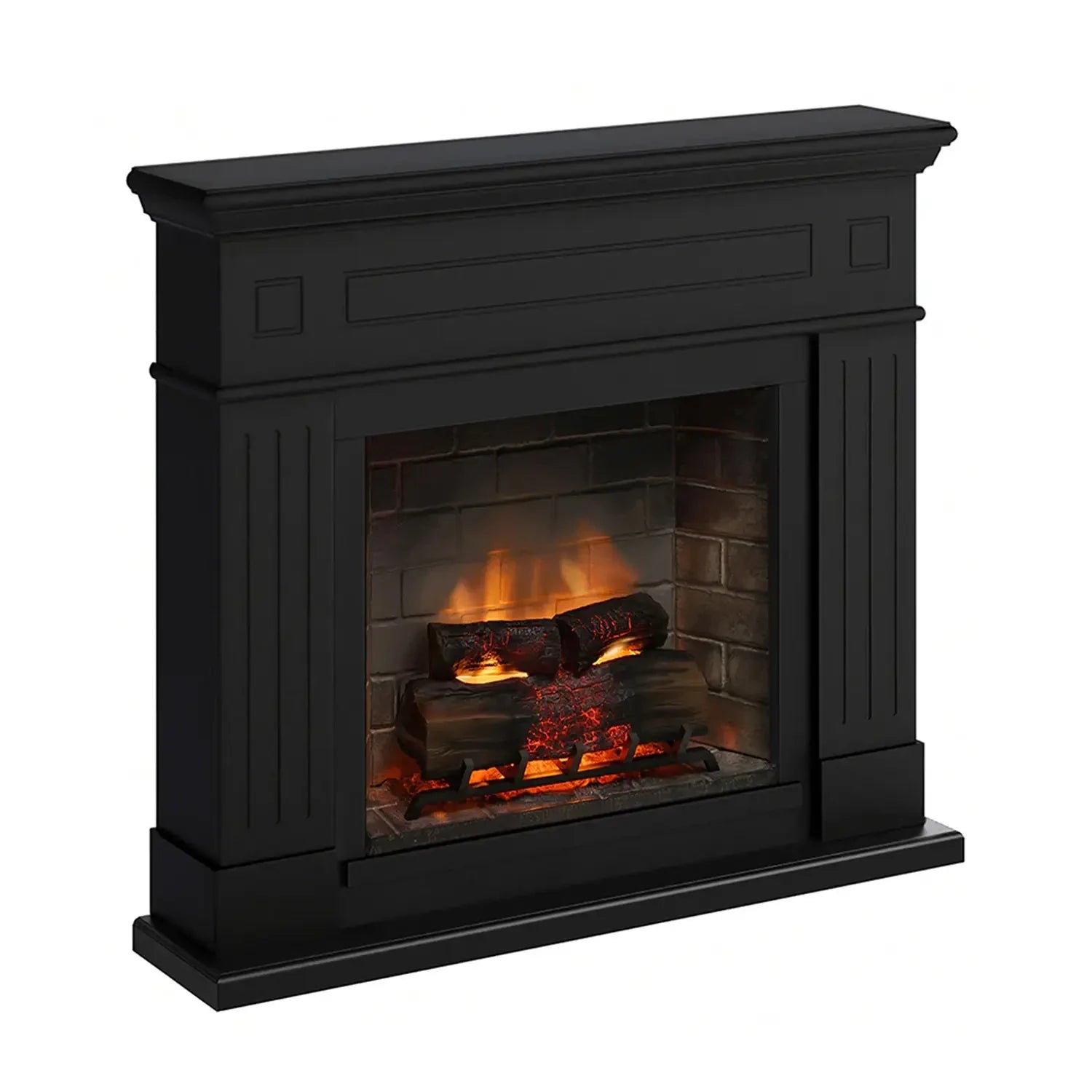 Larsen Electric Fireplace - Black