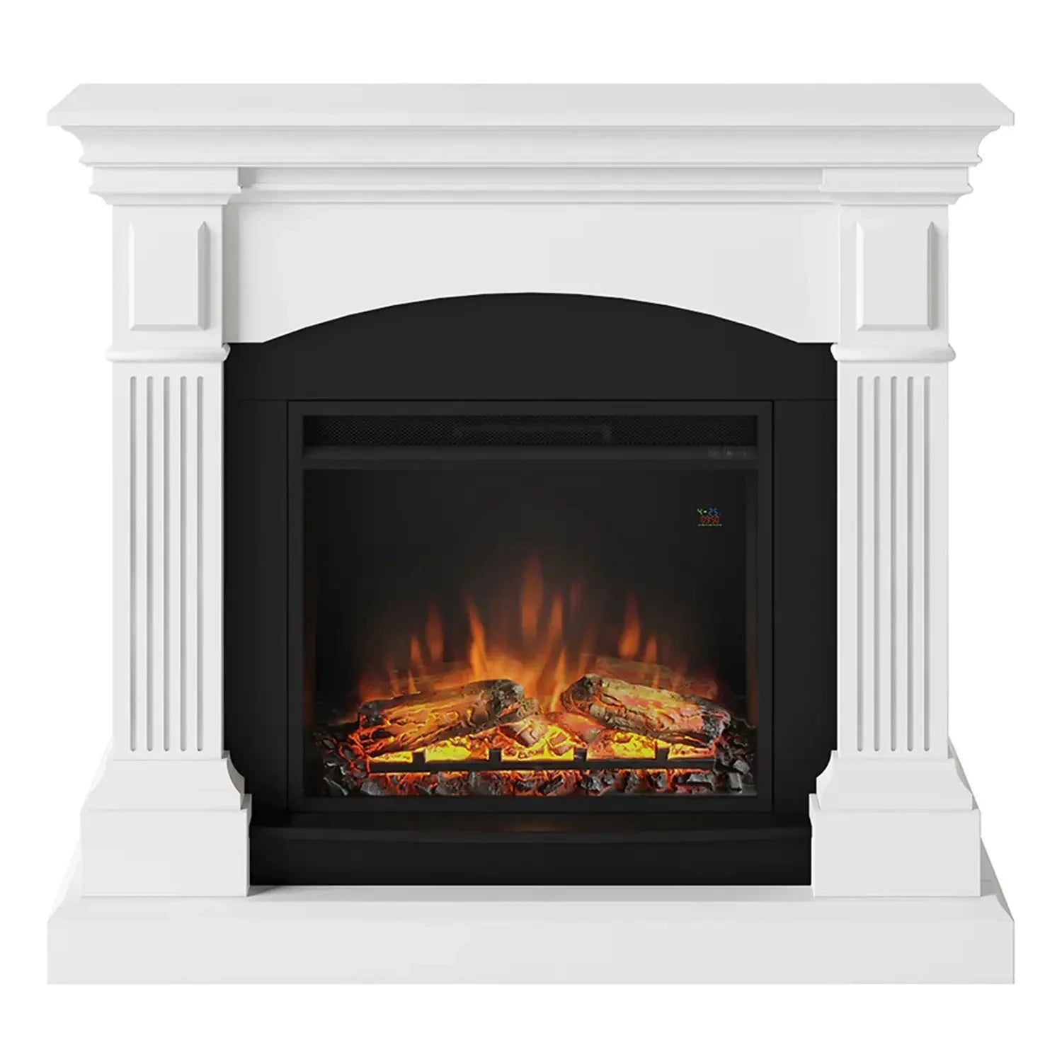 Magna Electric Fireplace - White