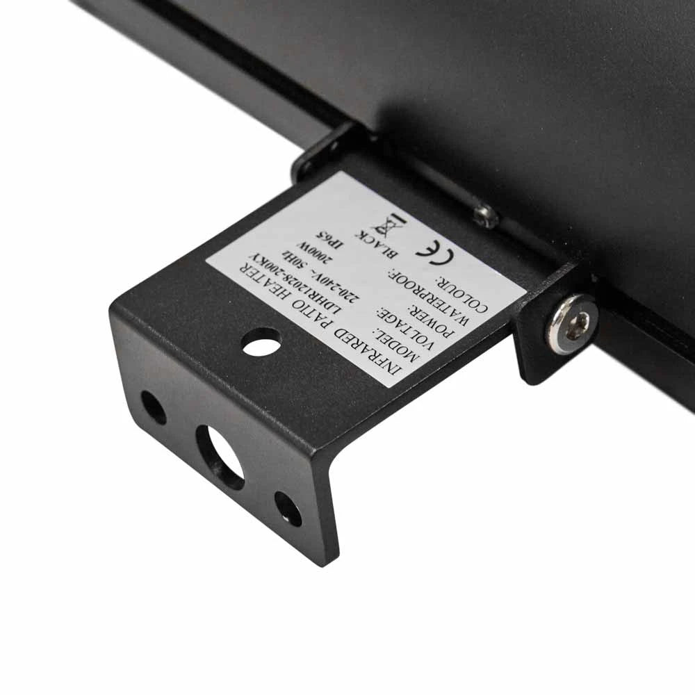 Patio Heater Heat1 Eco High-line 1500W in Black