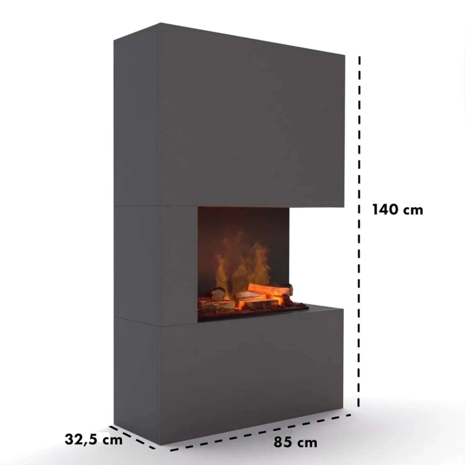 Tucholsky Left Corner Grey - OMC 600 | Freestanding