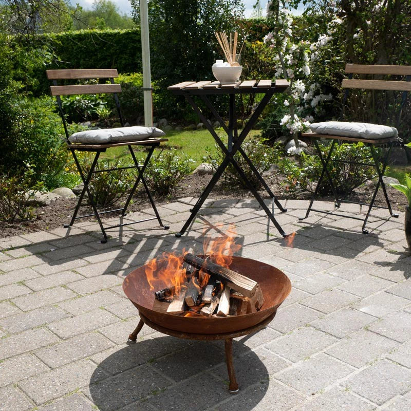 Tulsa Corten Steel Firepit - RedFire