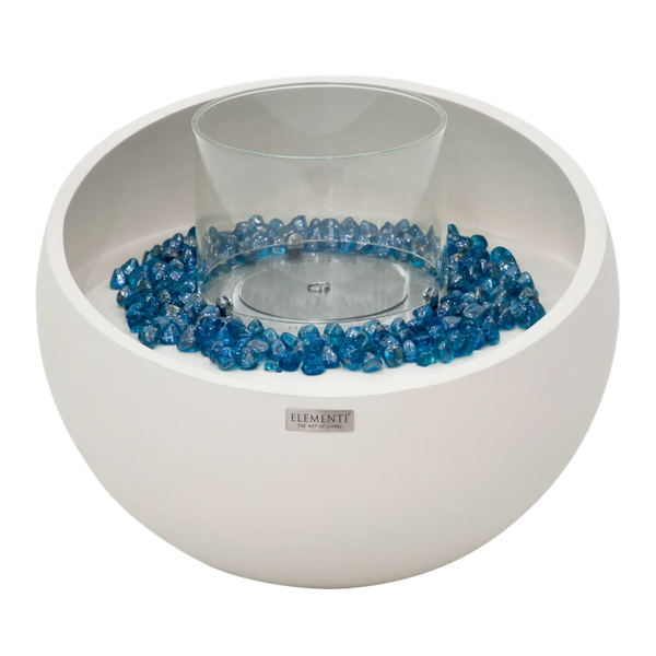 FIRENZE bioetanol tűztál – krémfehér