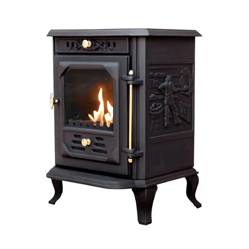 Ulvik - Cast Iron Bioethanol Fireplace