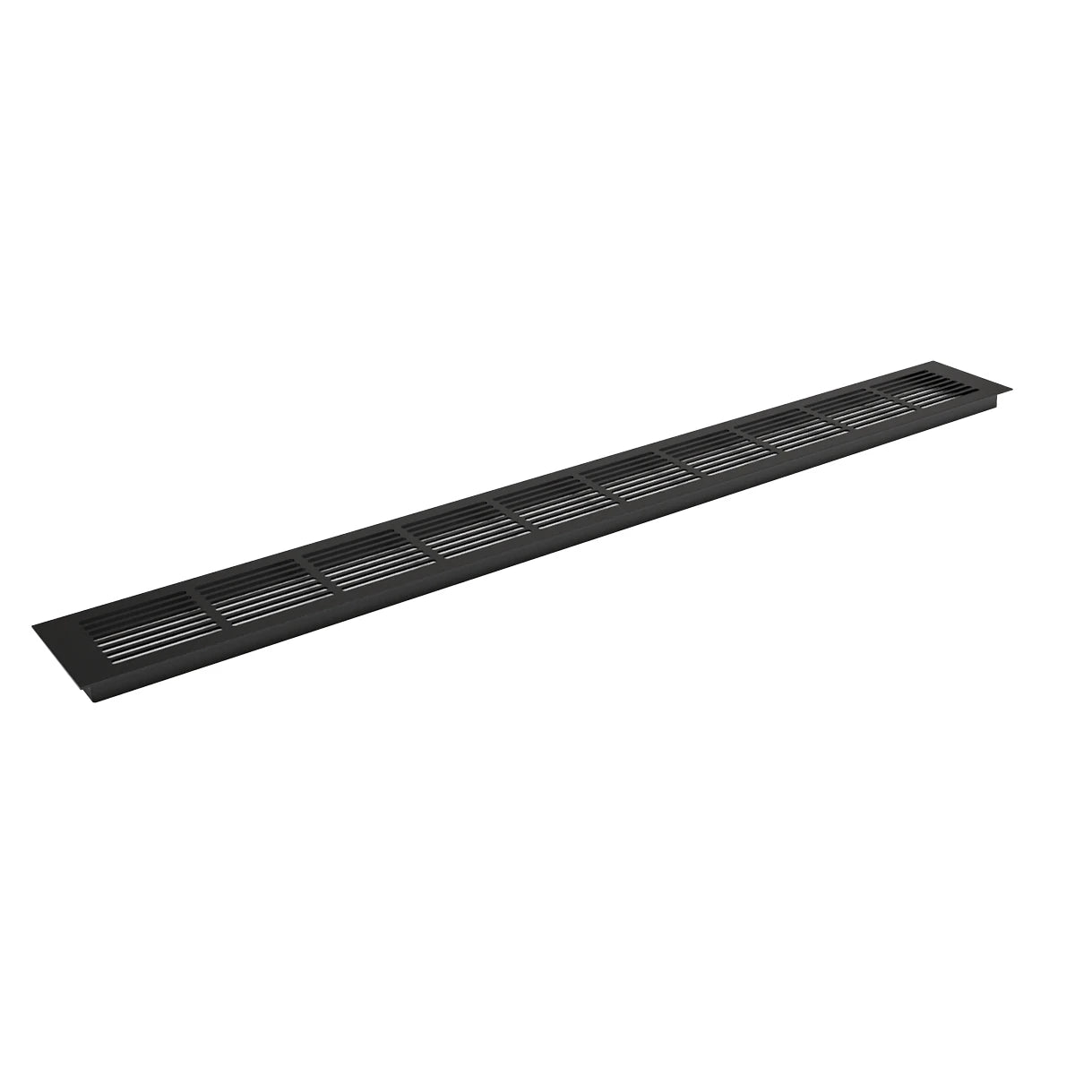 Fekete szellőzőrács – 100x11 cm – 420 cm²