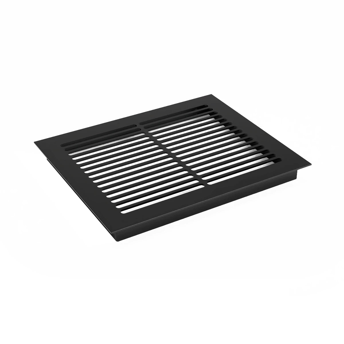 Szellőzőrács fekete - 25x20,5 cm - 210 cm²