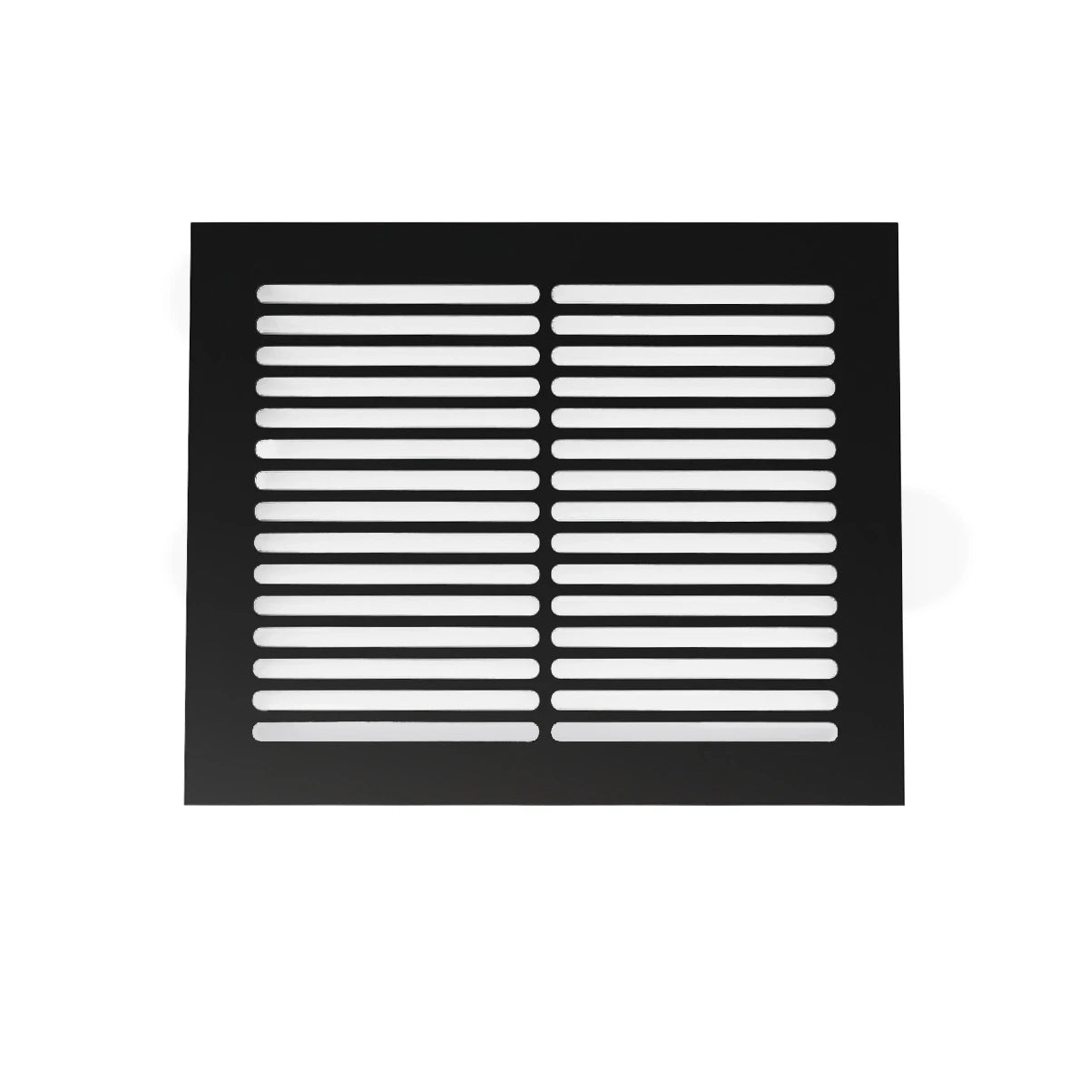 Szellőzőrács fekete - 25x20,5 cm - 210 cm²