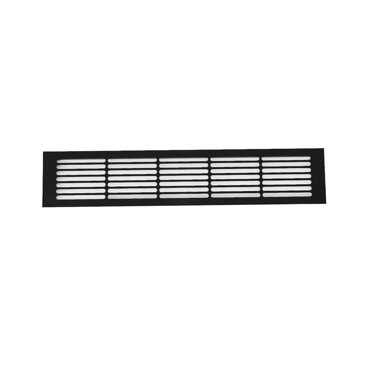 Szellőzőrács fekete - 50x10 cm - 214 cm²