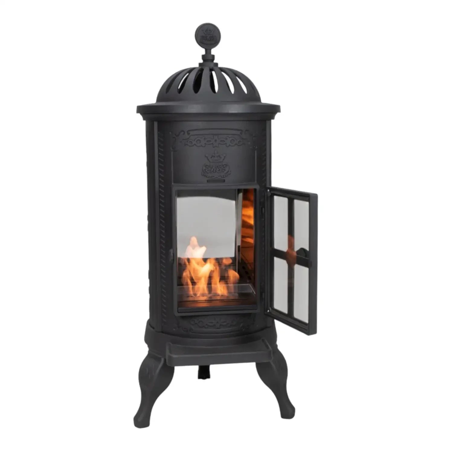 Westbo Carl 120 Bioethanol Fireplace - Cast Iron