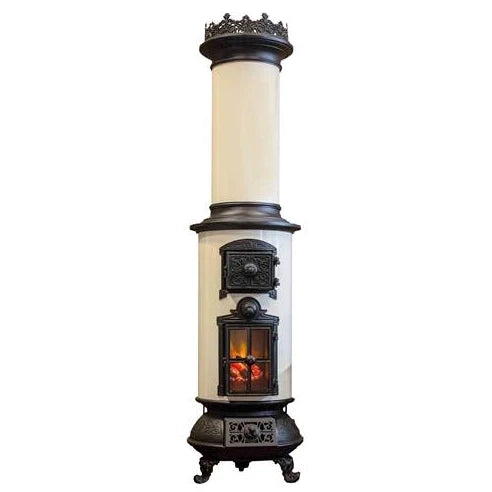 Classic Electric Fireplace – White