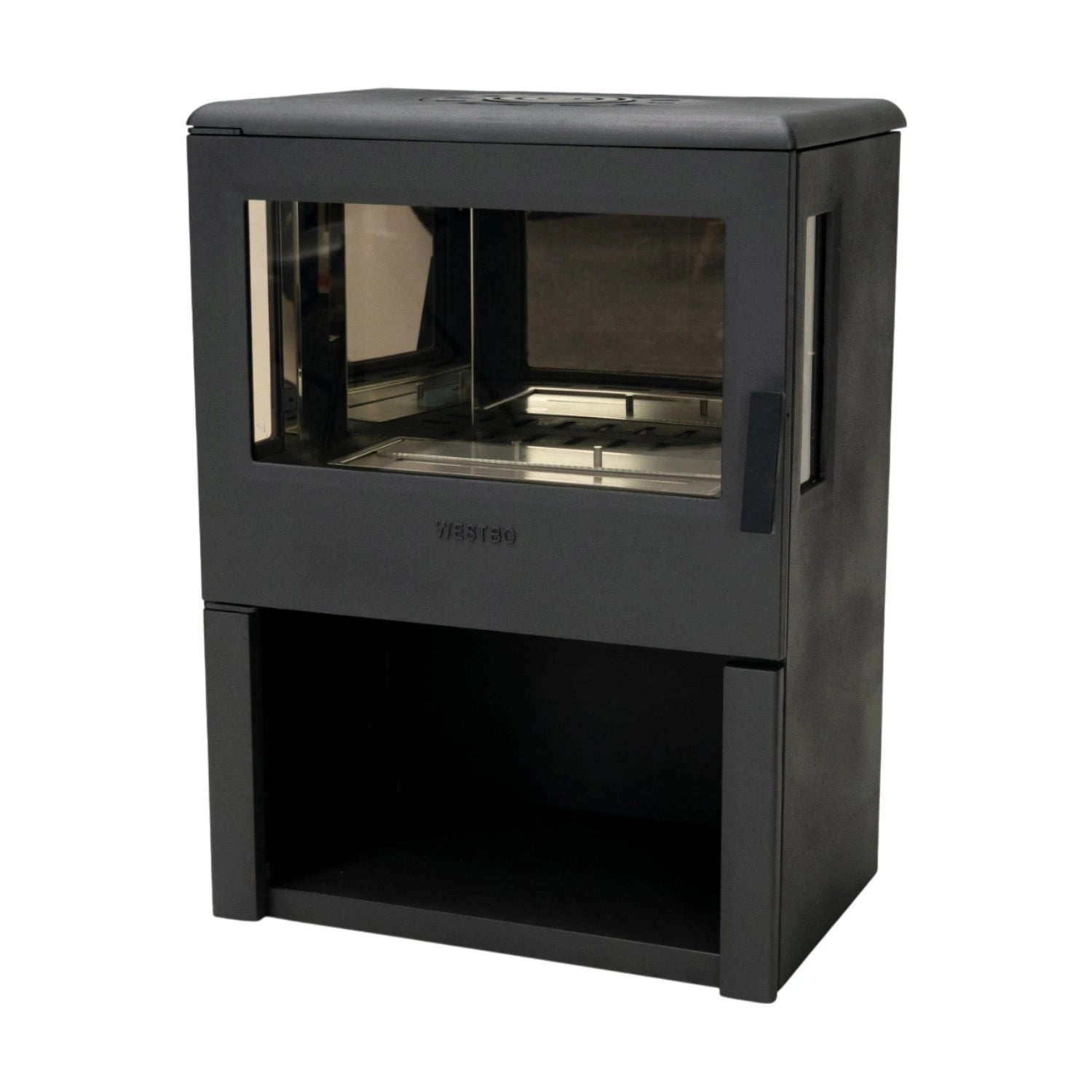Nobel 75 – Freestanding Bioethanol Fireplace in Cast Iron