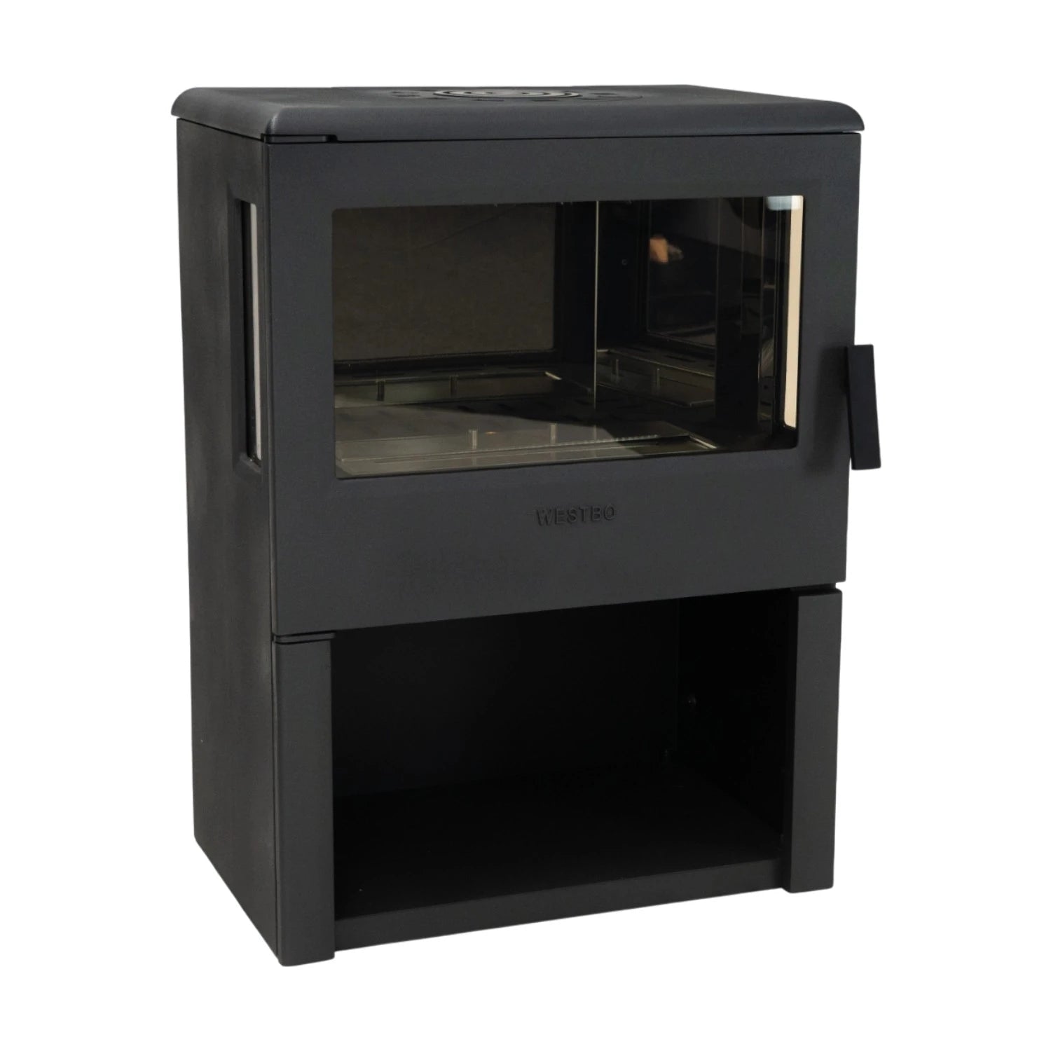 Nobel 75 – Freestanding Bioethanol Fireplace in Cast Iron