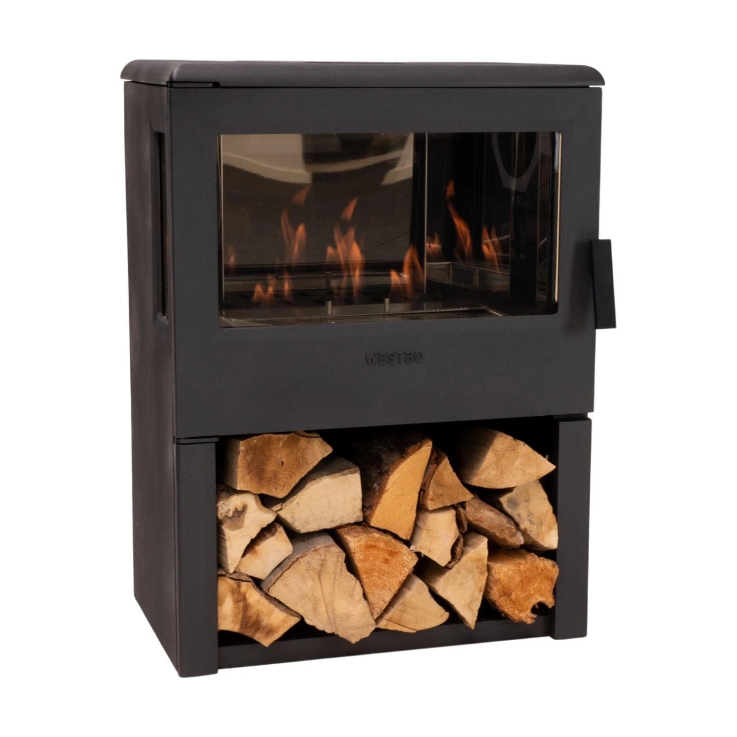 Nobel 75 – Freestanding Bioethanol Fireplace in Cast Iron