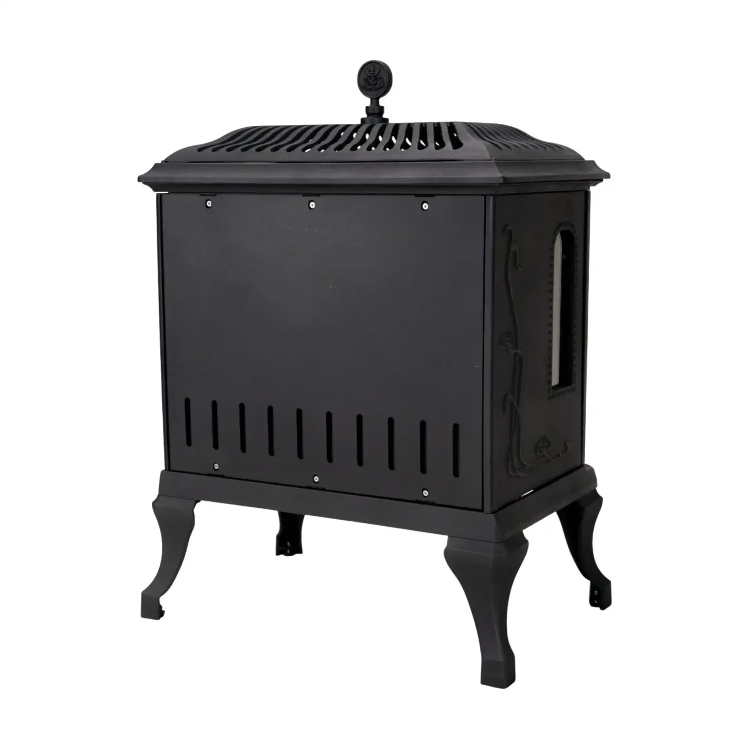 Victoria 85 - Freestanding Bioethanol Fireplace in Cast Iron