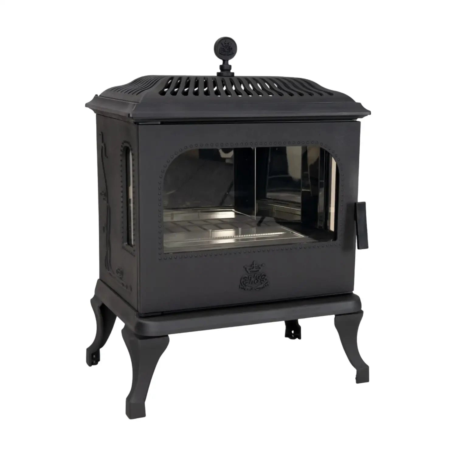 Victoria 85 - Freestanding Bioethanol Fireplace in Cast Iron