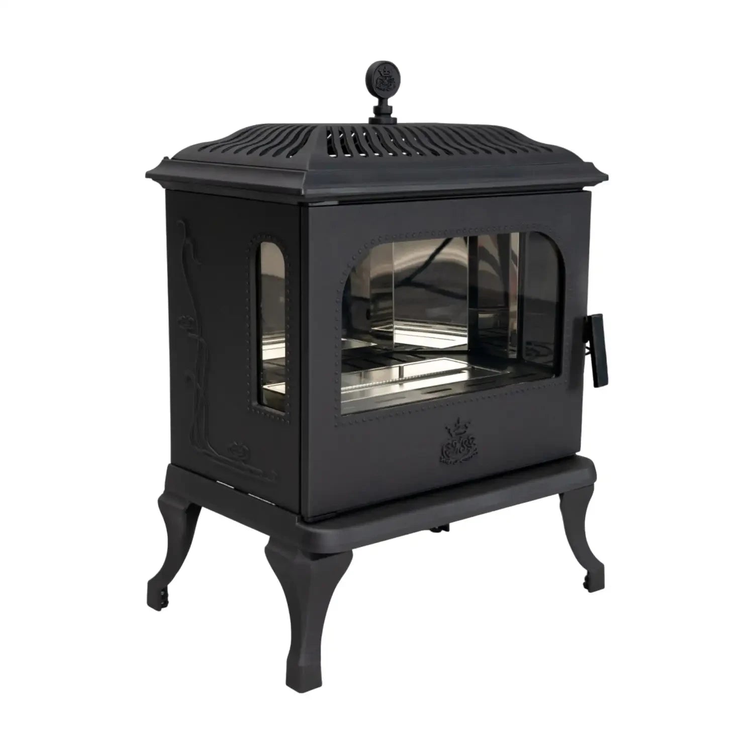 Victoria 85 - Freestanding Bioethanol Fireplace in Cast Iron