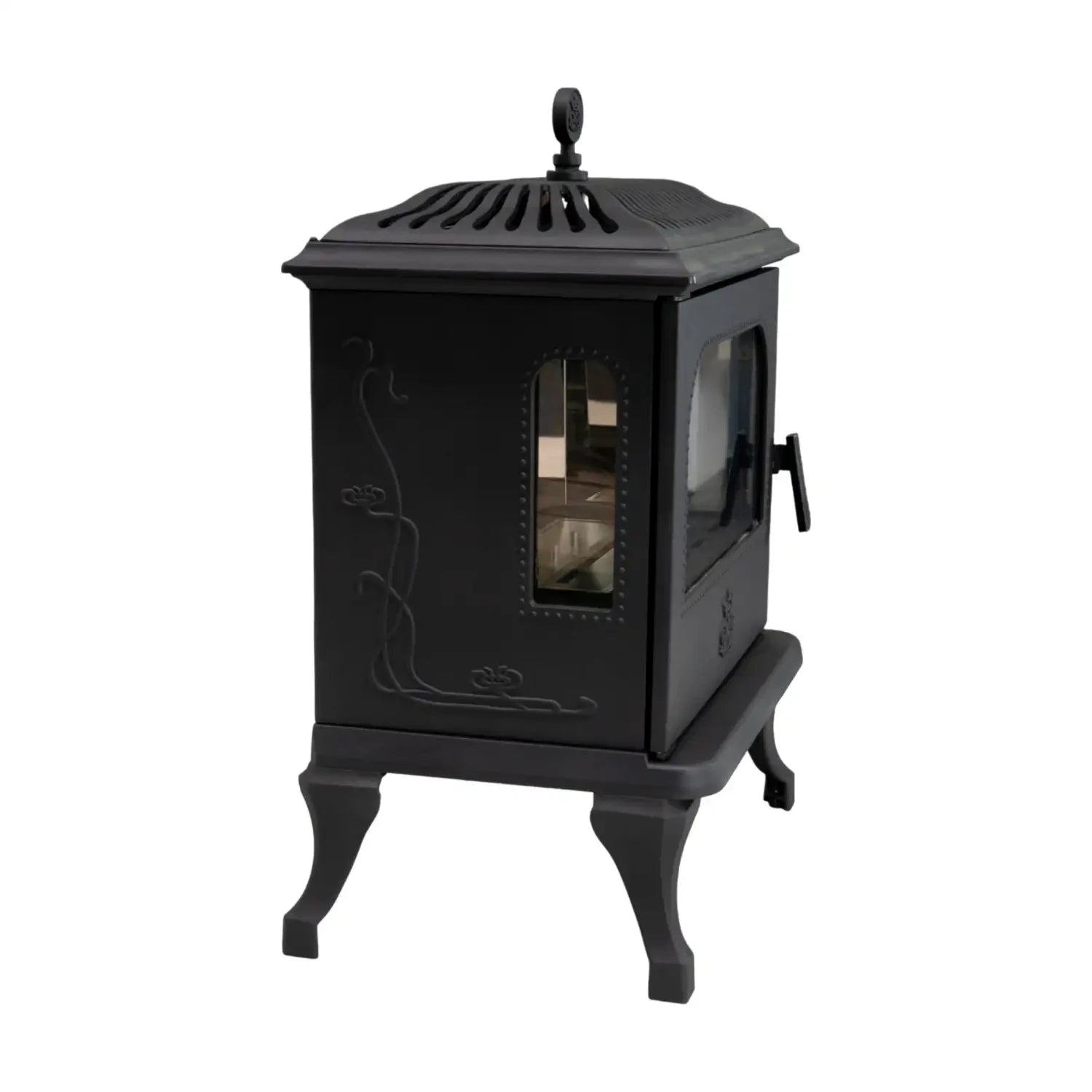 Victoria 85 - Freestanding Bioethanol Fireplace in Cast Iron
