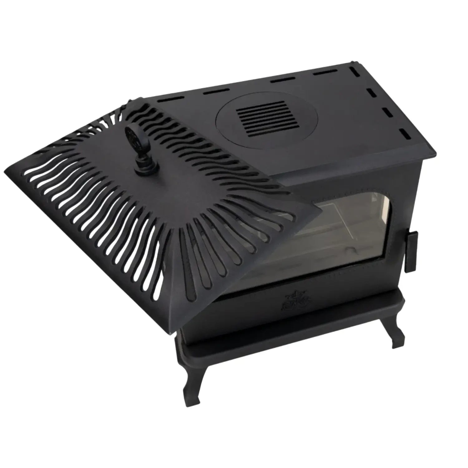 Victoria 85 - Freestanding Bioethanol Fireplace in Cast Iron