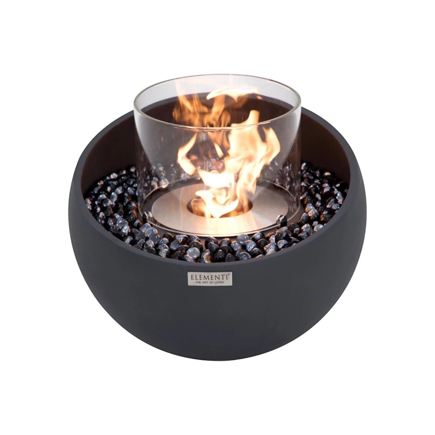 FIRENZE Bioethanol Bowl S – Slate Black
